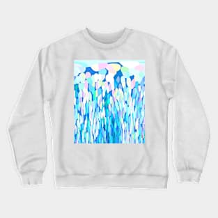 Cotton Candy Abstract Art Crewneck Sweatshirt